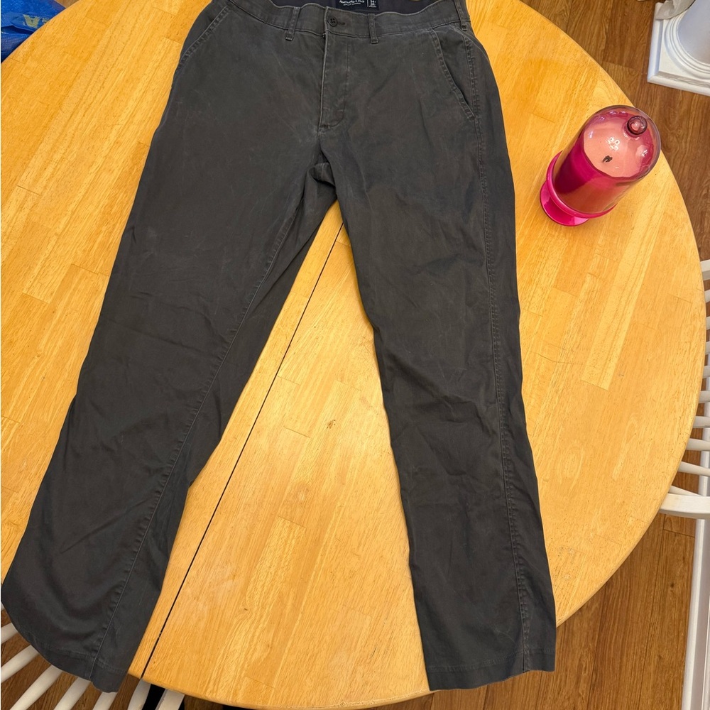 Abercrombie & Fitch Black Chinos for Casual Wear